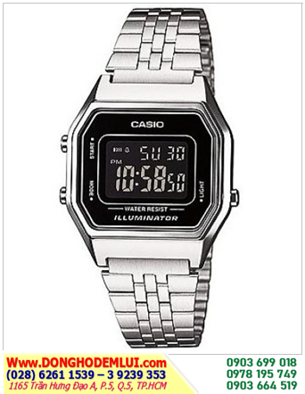 Casio LA680WA-1BDF; Đồng hồ điện tử iLLuminator Casio LA680WA-1BDF chính hãng _Bảo hành 2 năm